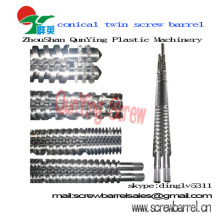 Plastic Pipe Extruder Machine Conical Twin Screw And Barrel For Processing Pvc Corrugated 